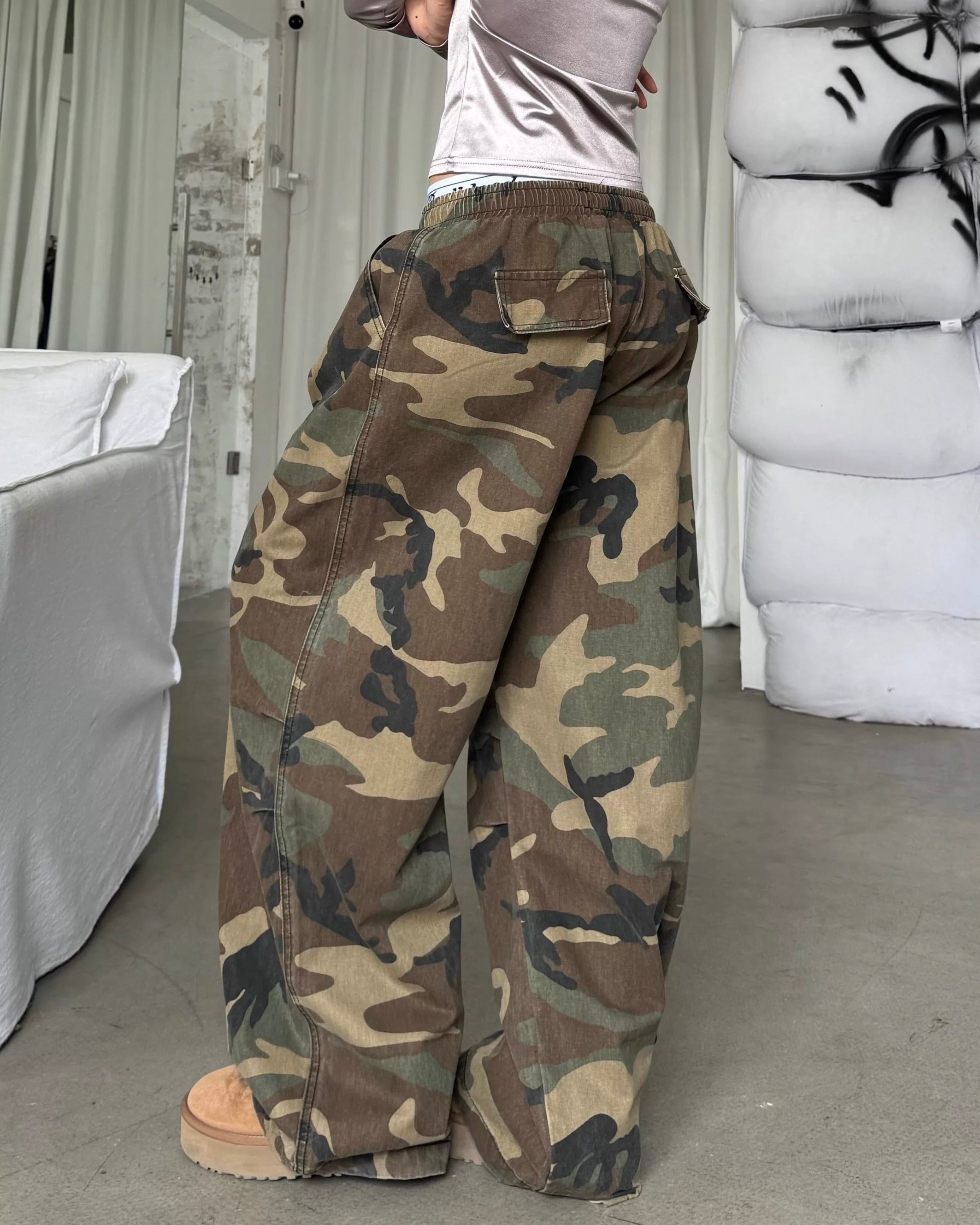 Camo Wide Pants