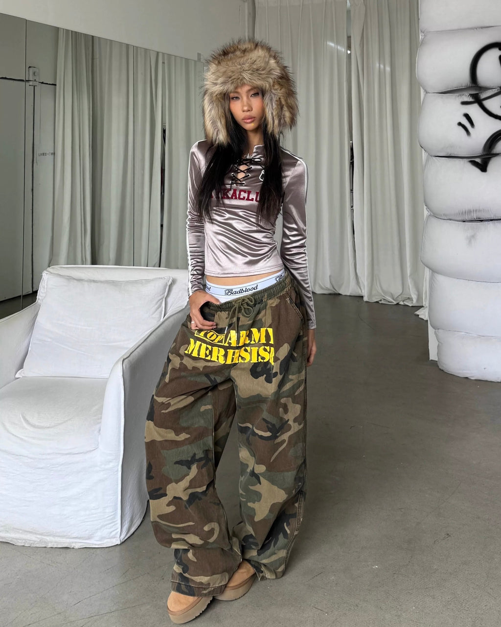 Camo Wide Pants