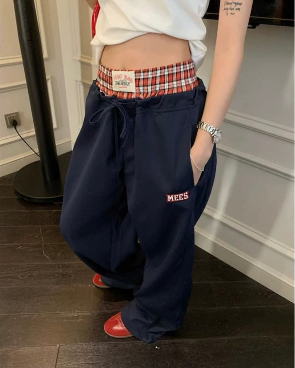 MEES Layered Wide Pants