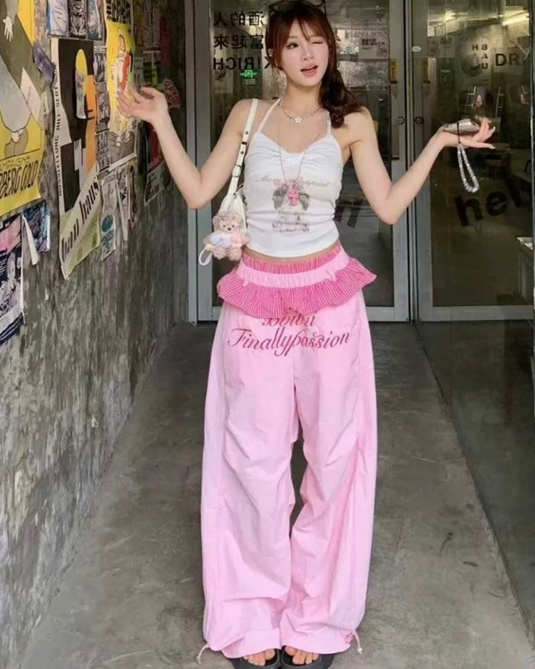 Ruffle layered pants ✧