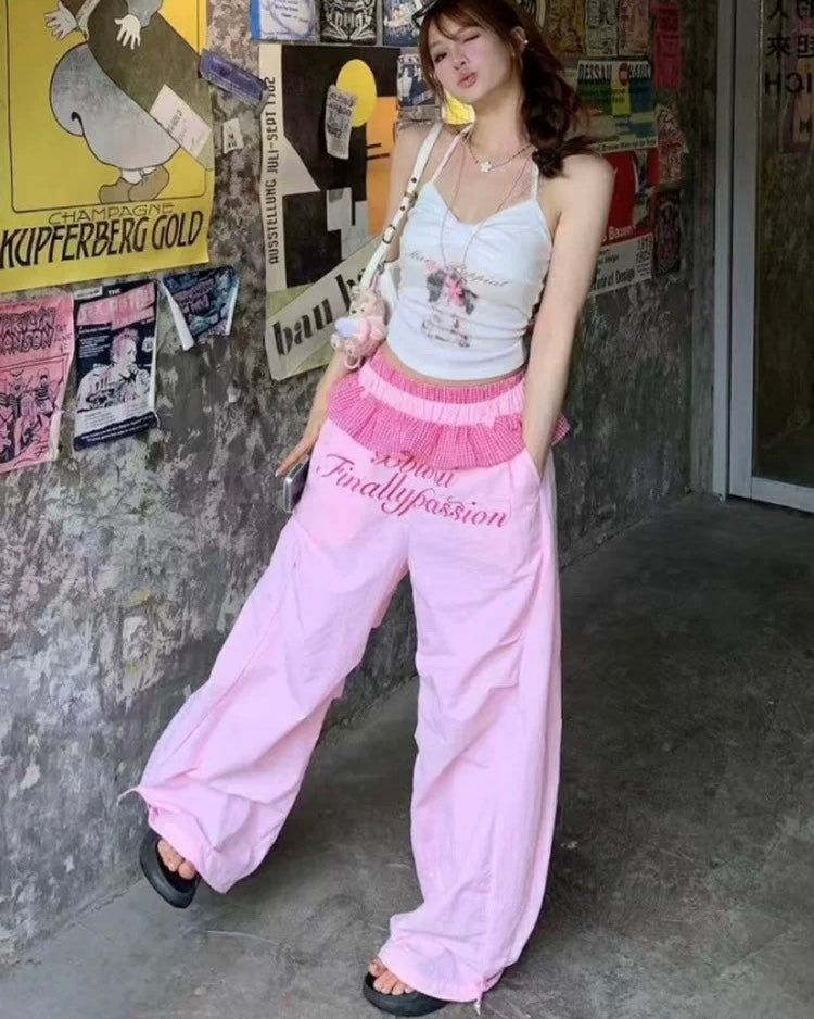 Ruffle layered pants ✧