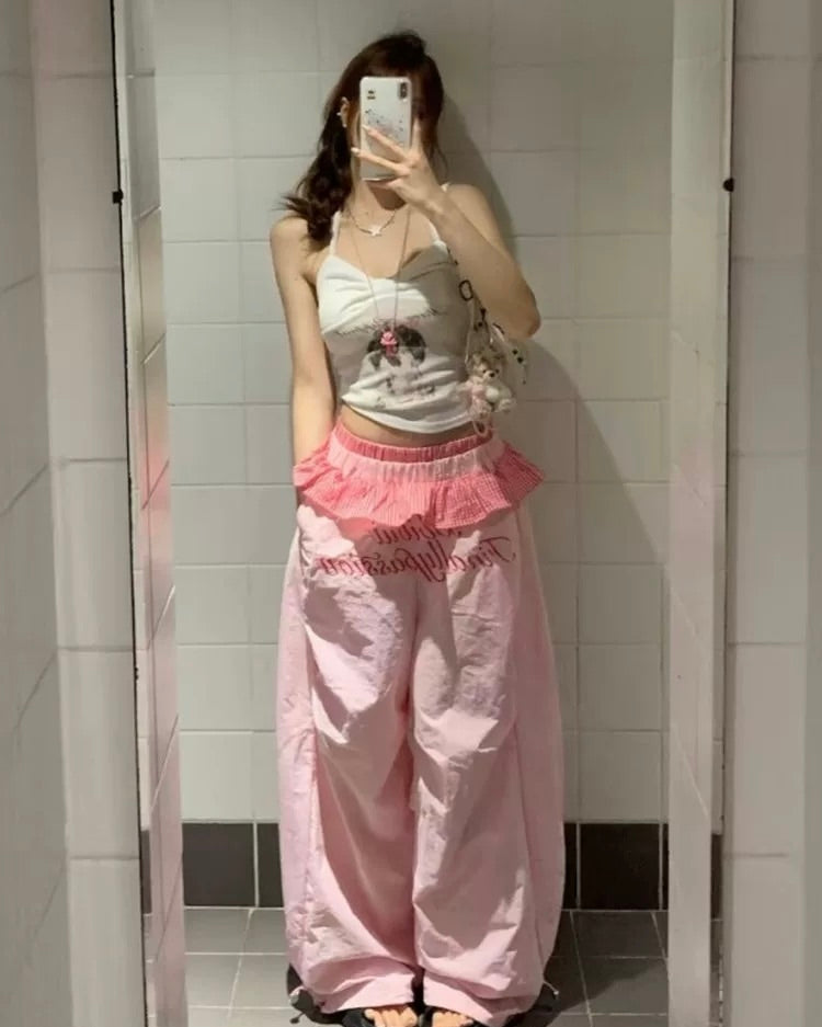 Ruffle layered pants ✧