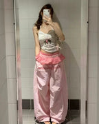 Ruffle layered pants ✧