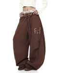 Leopard Detail Sweatpants