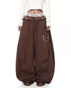 Leopard Detail Sweatpants