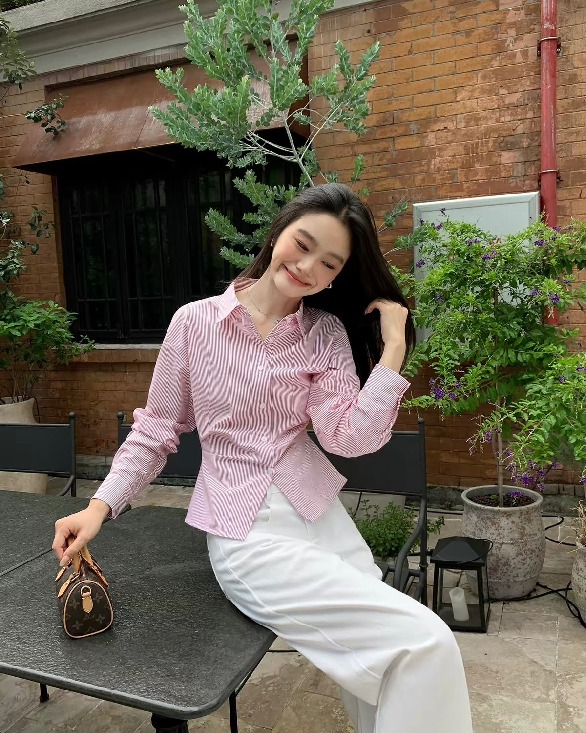 Striped Fitted Shirt