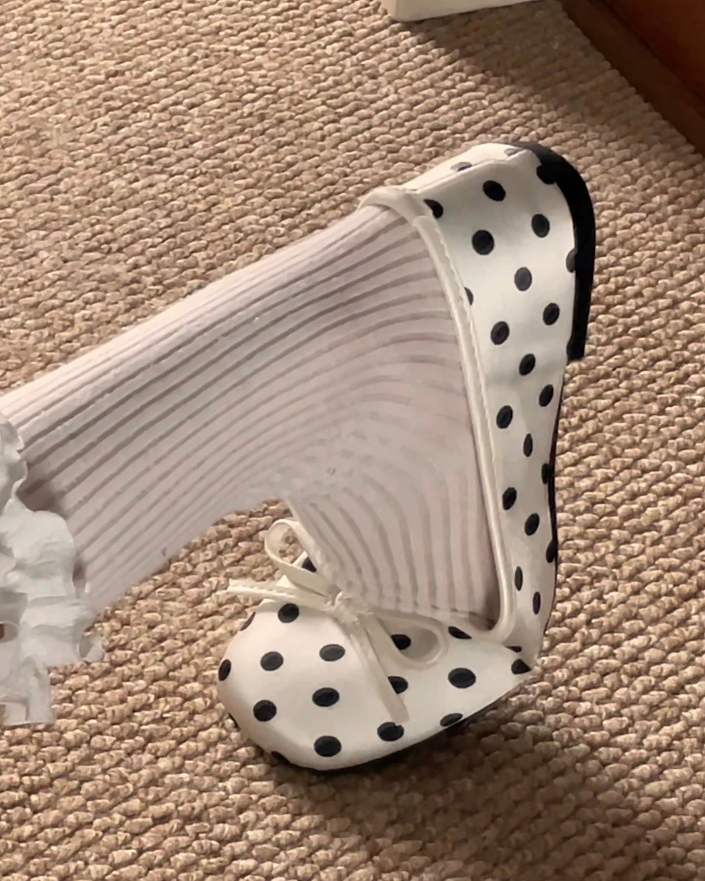 Polka Dot Ballet Flats