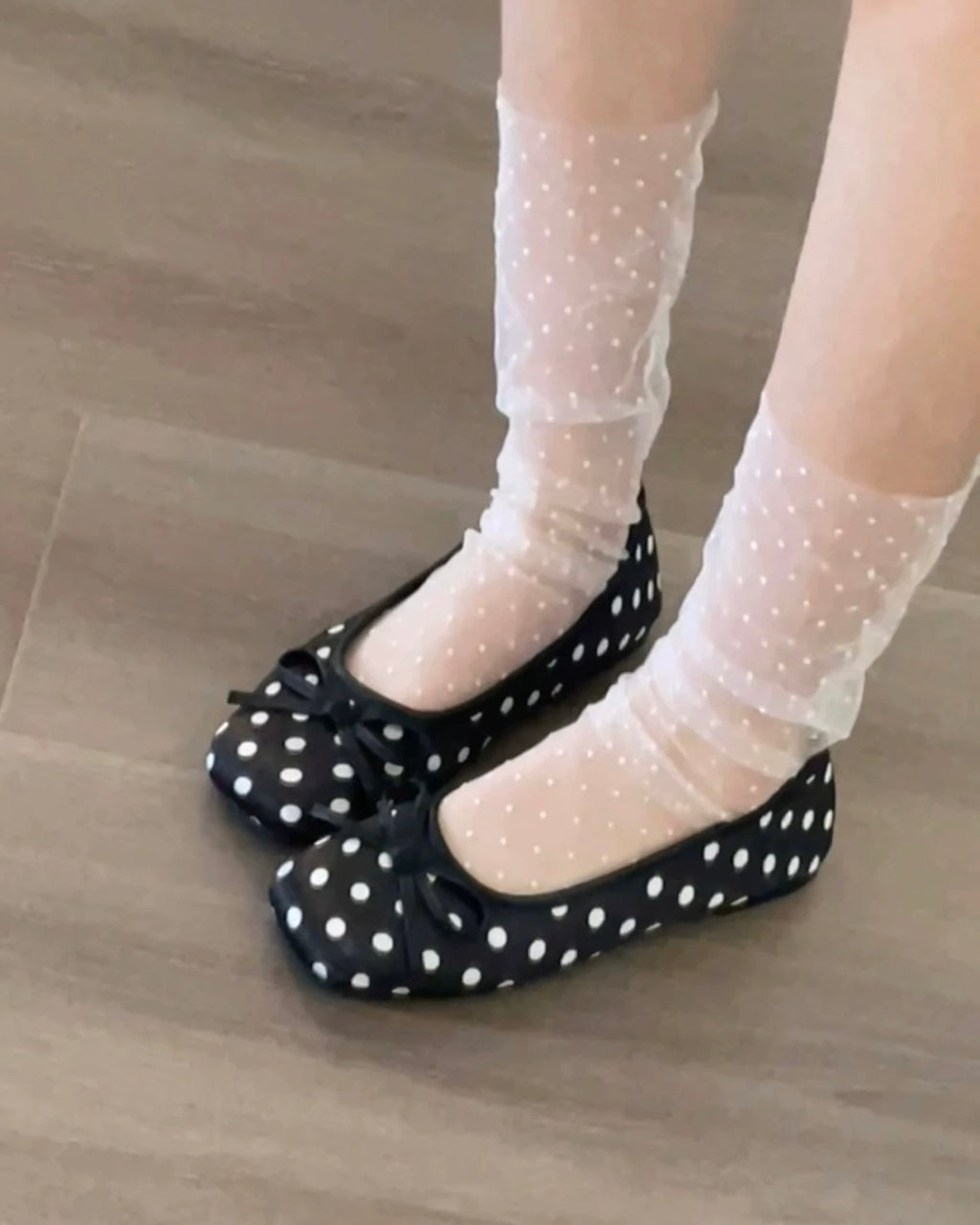 Polka Dot Ballet Flats