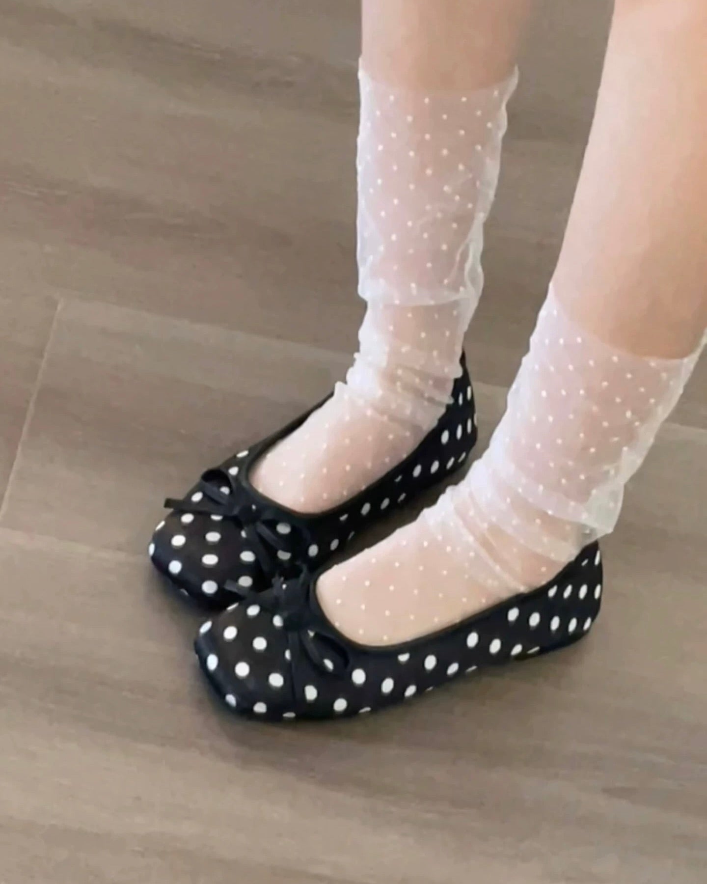 Polka Dot Ballet Flats