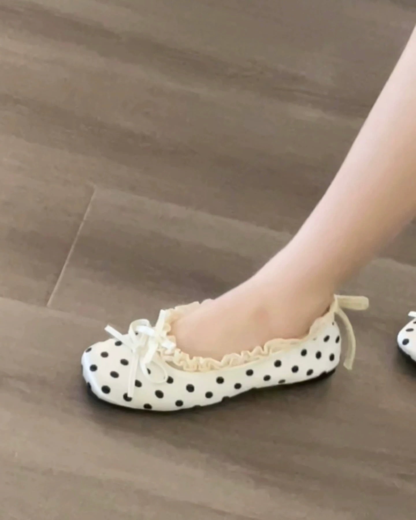 Polka Dot Ballet Flats