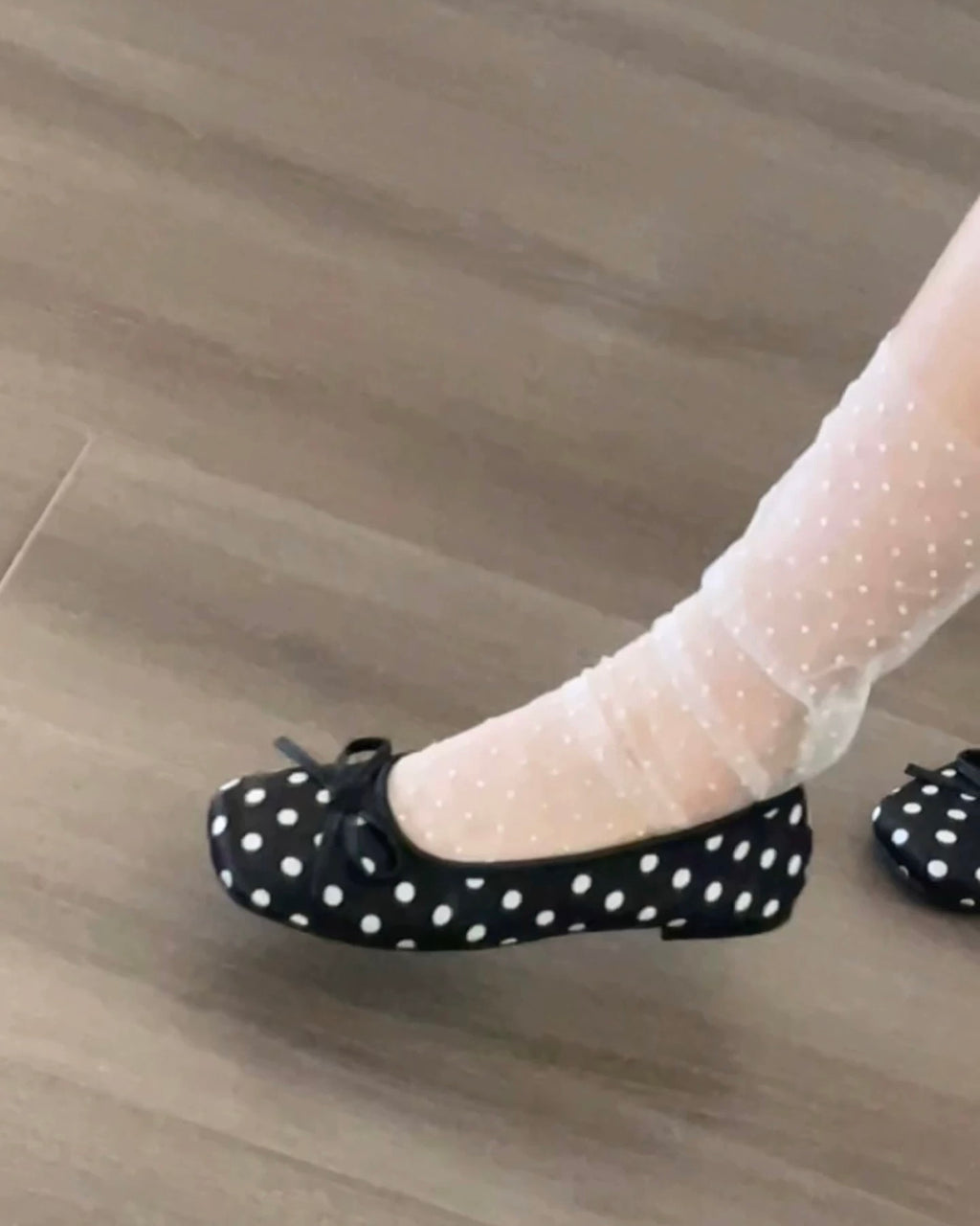 Polka Dot Ballet Flats