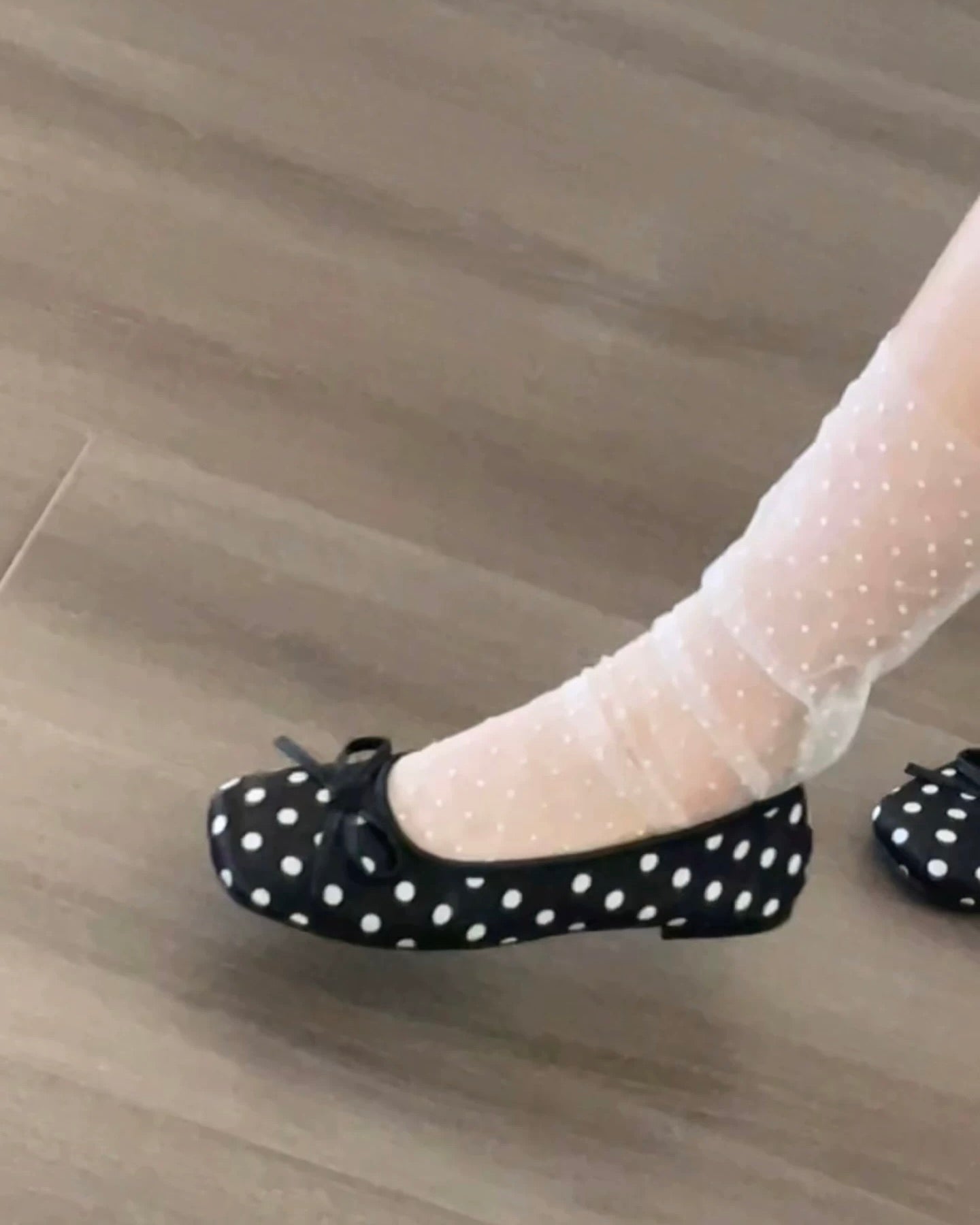 Polka Dot Ballet Flats