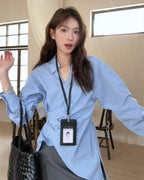 Wrap Stripe Shirt