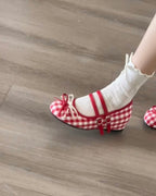 Ribbon Mary Jane Flats ❤️