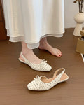Polka Dot Ribbon Flats