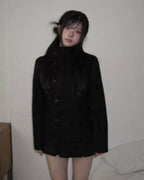 High Neck Blend Jacket