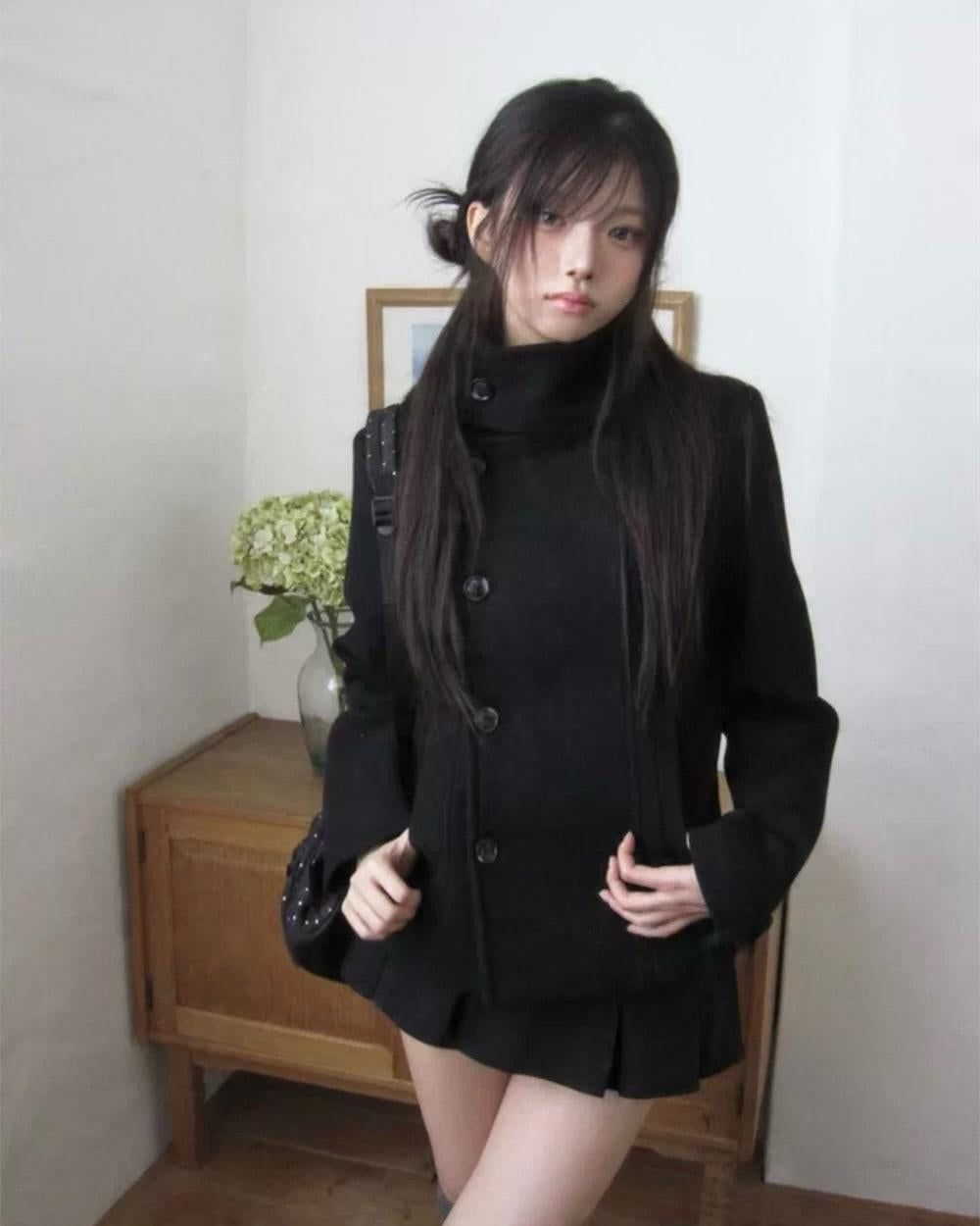 High Neck Blend Jacket