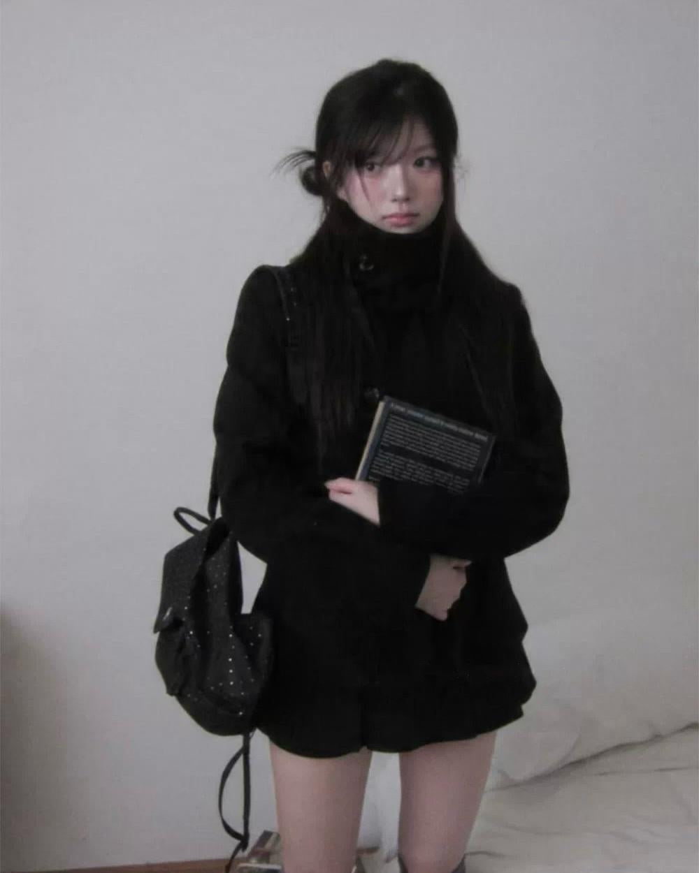 High Neck Blend Jacket