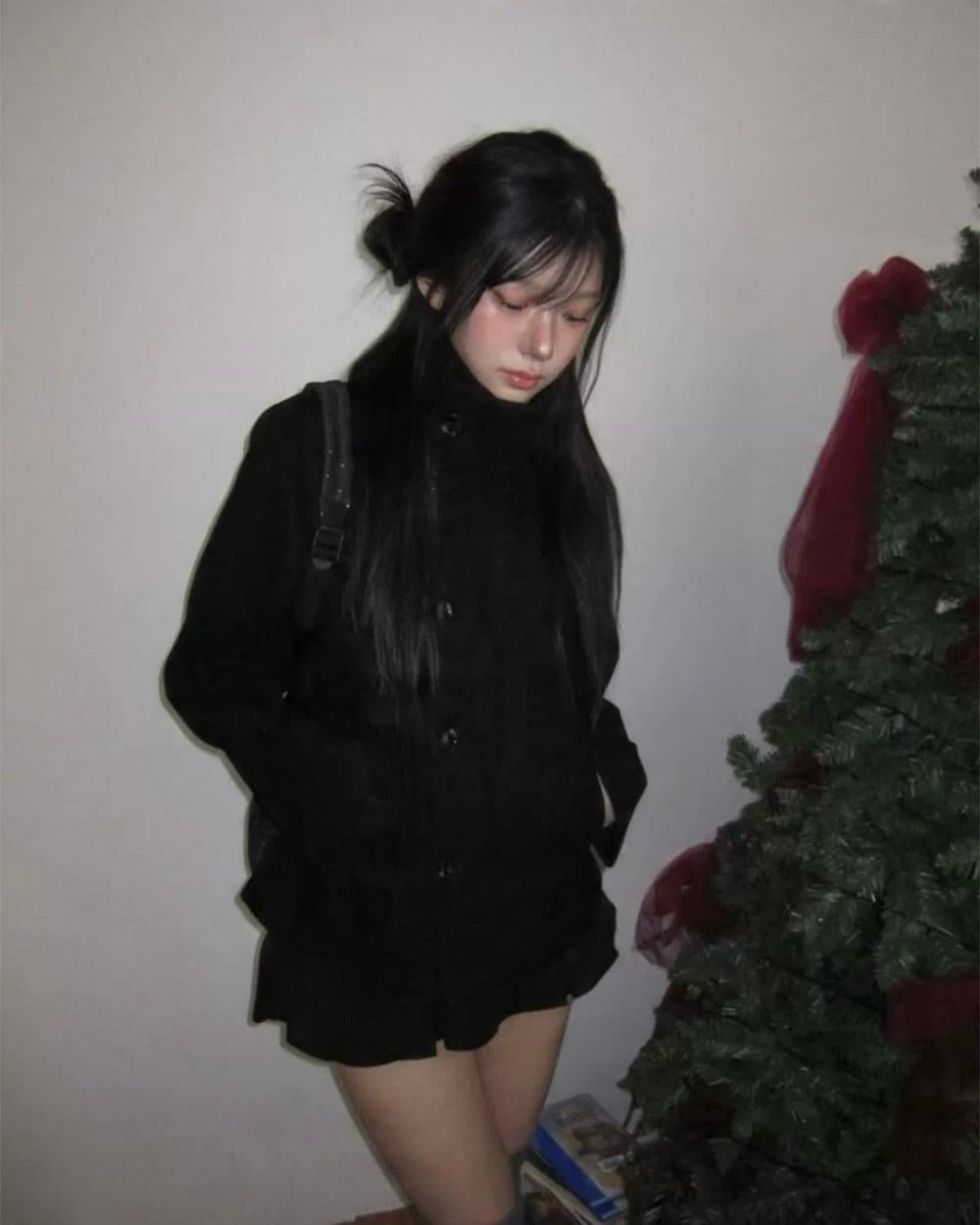 High Neck Blend Jacket