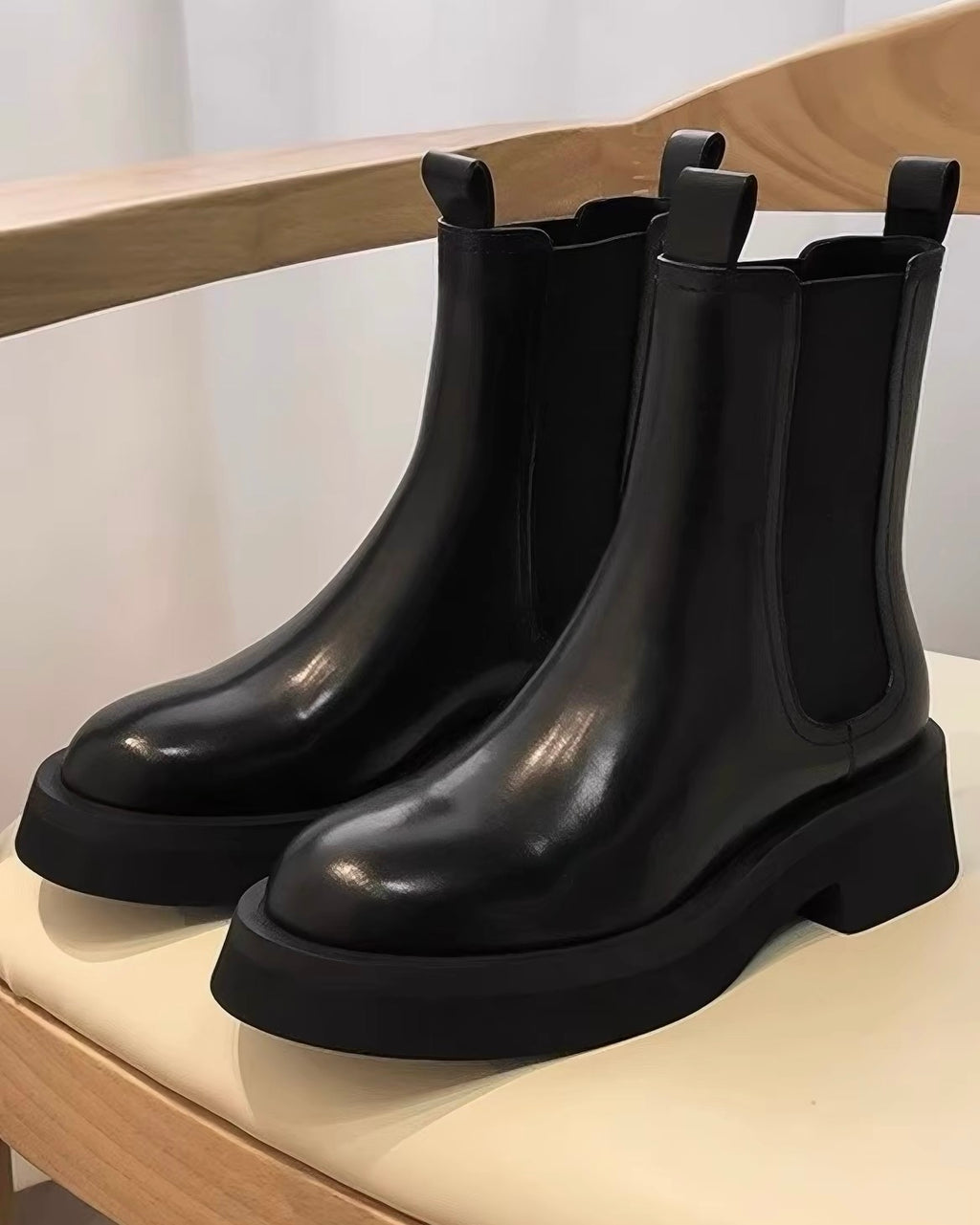 Platform Chelsea Boots