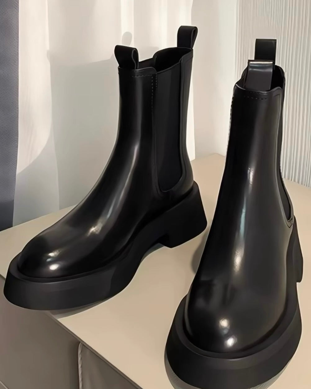 Platform Chelsea Boots