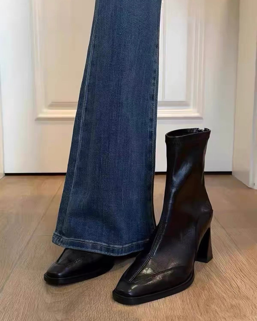 Pointed-Toe Ankle Boots