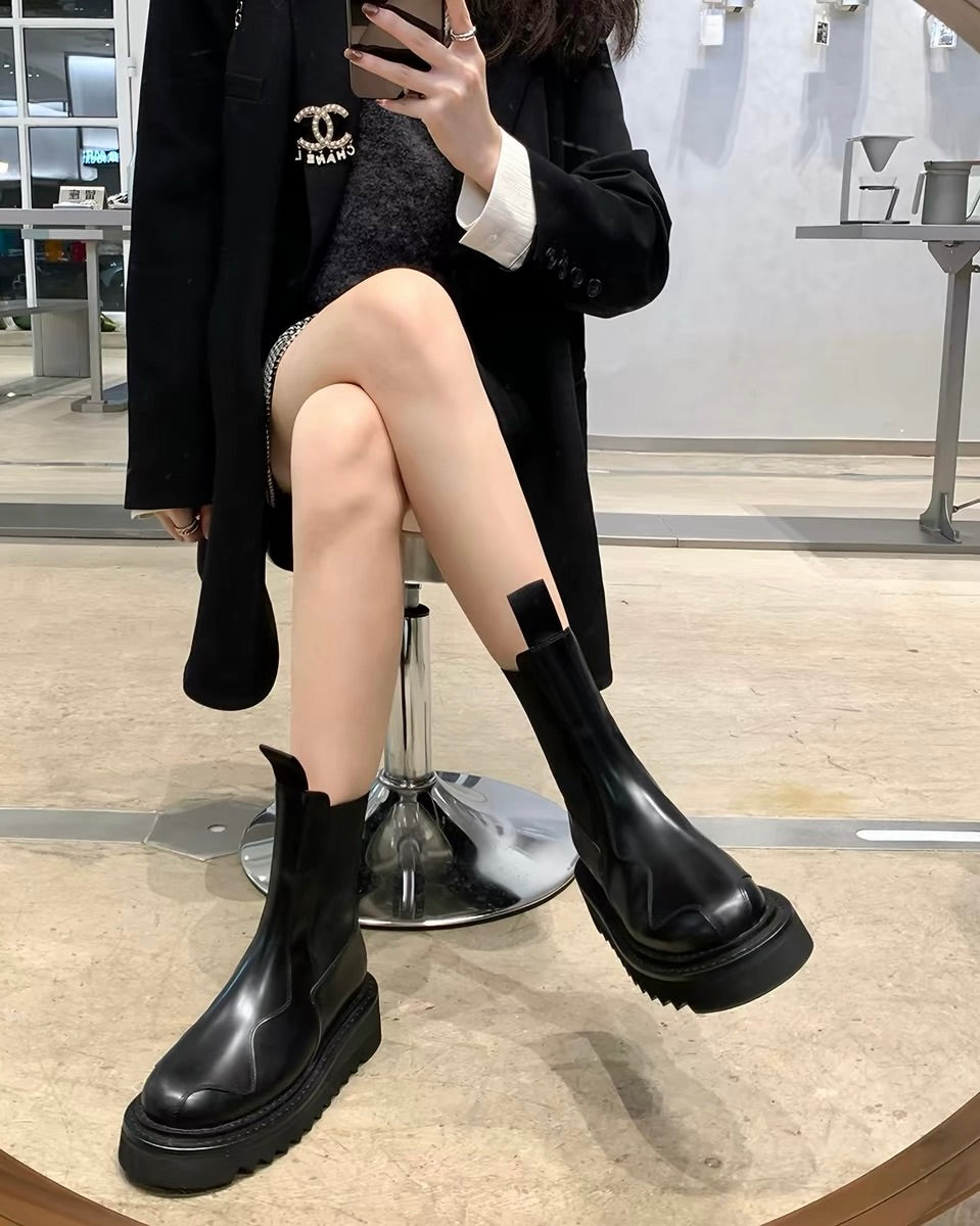 Platform Chelsea Boots