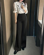 High-Waisted Wide-Leg Pants