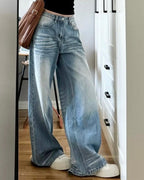 Vintage Wash Baggy Jeans