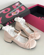 Coquette Ribbon Heels 🎀