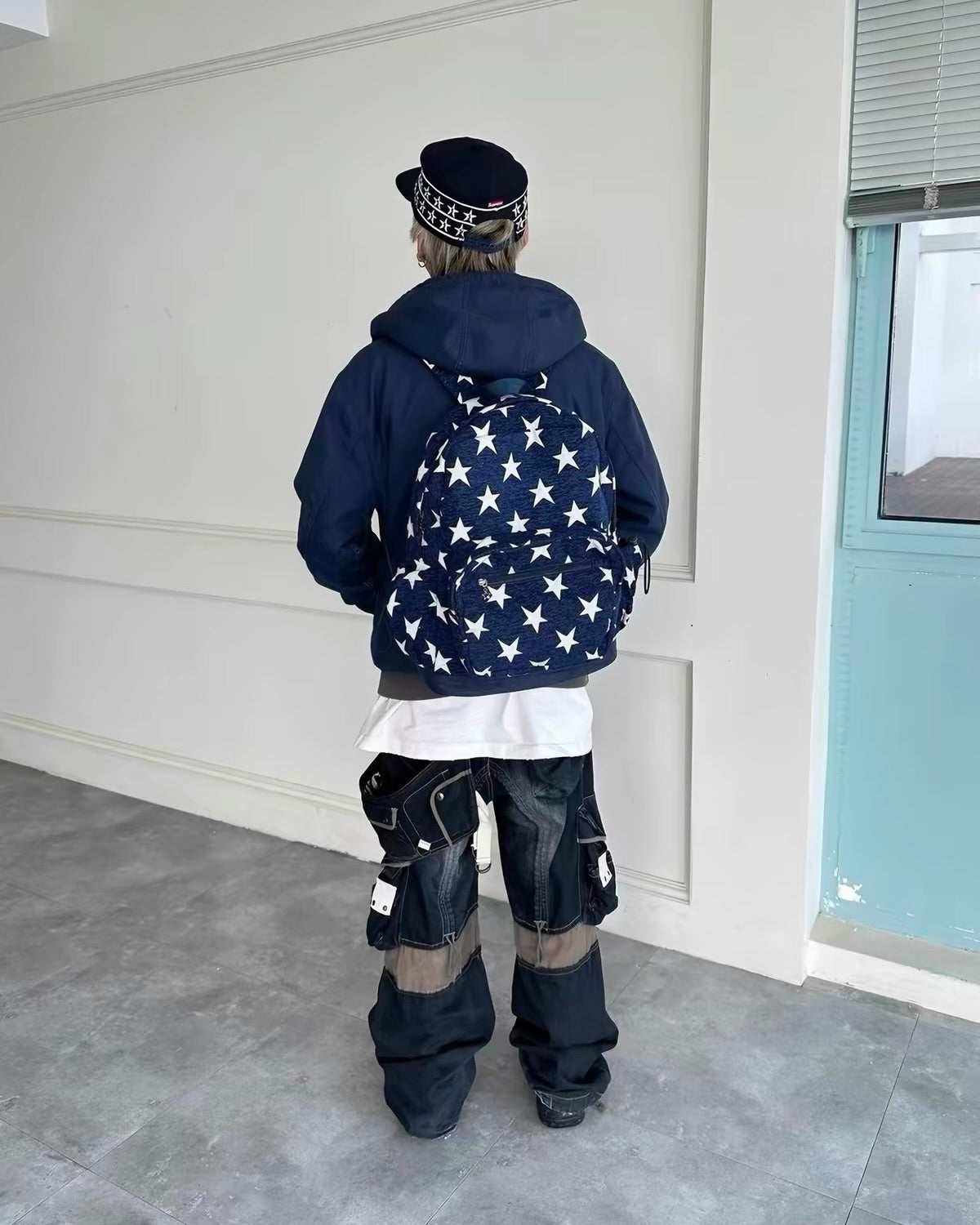 Star Pattern Backpack