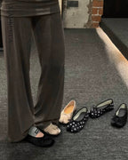 Tabi Ballet Flats 🖤🤍