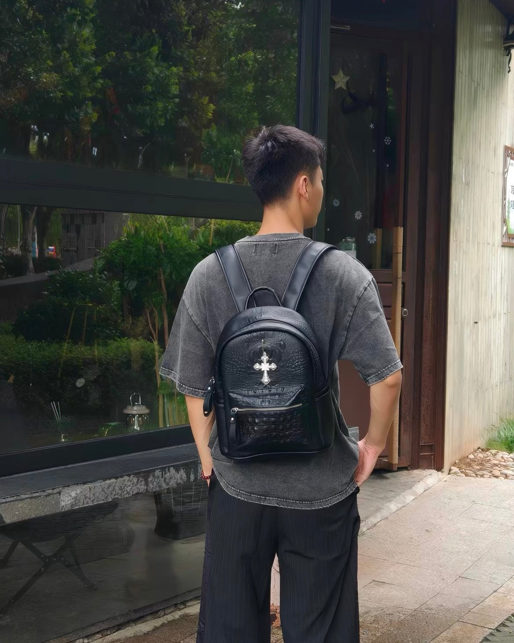 Crocodile Cross Backpack