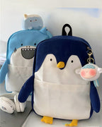 Penguin & Shark Character Backpack