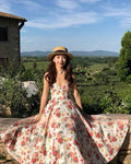 Vintage Rose Maxi Dress