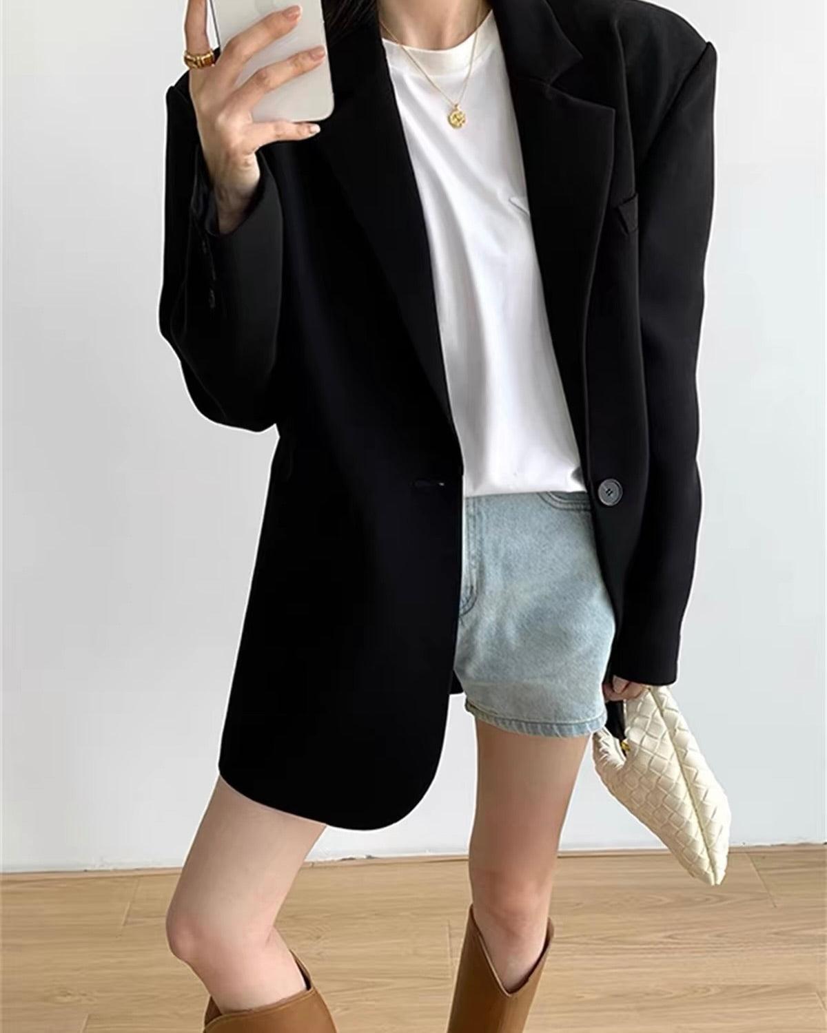 Oversized Long Blazer