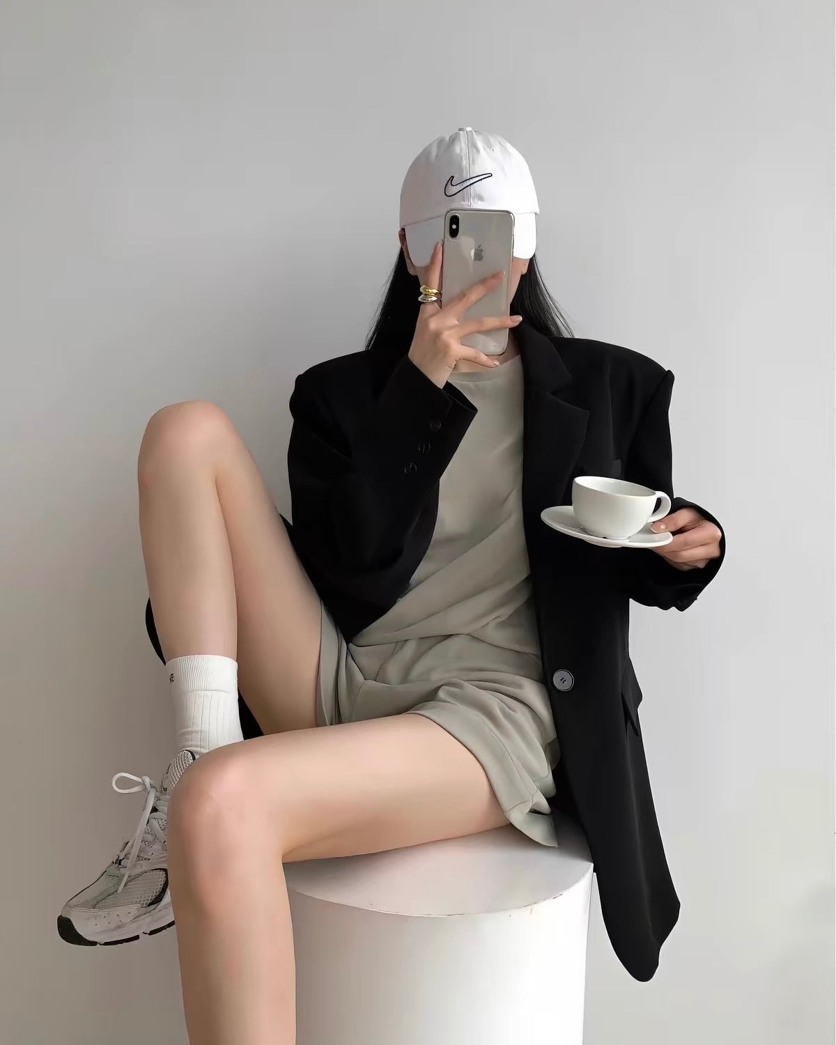 Oversized Long Blazer