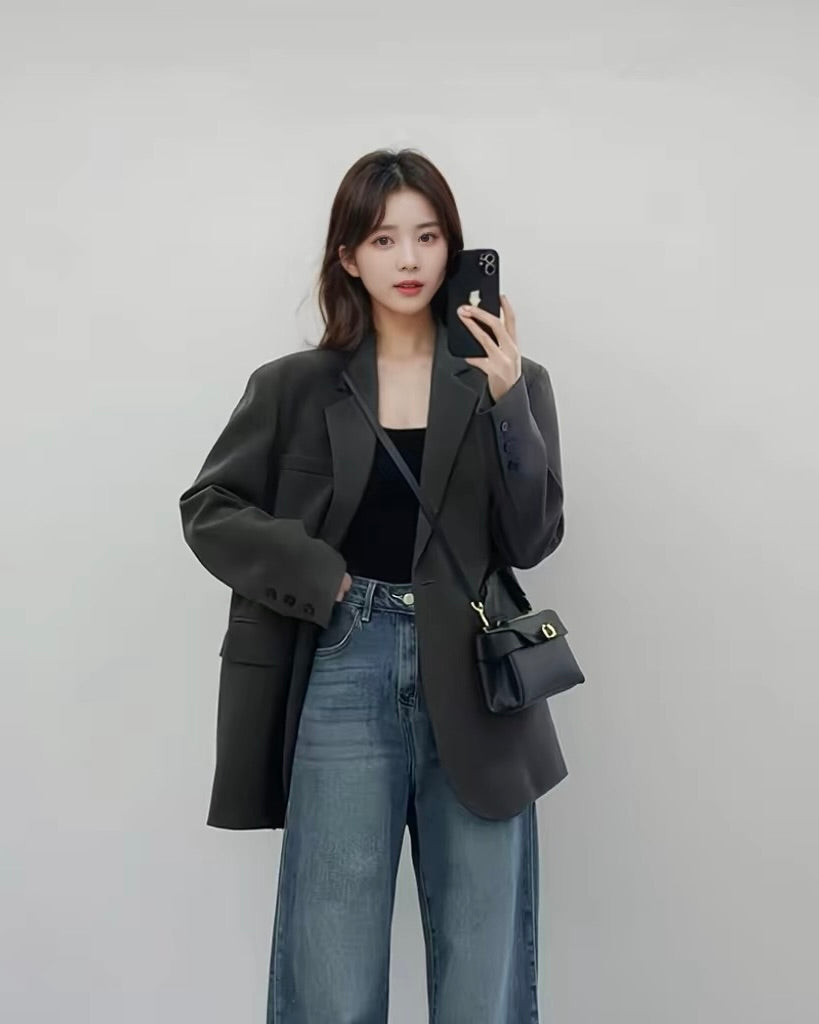 Oversized Long Blazer