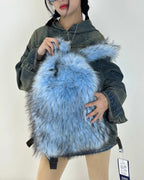 Fluffy Faux Fur Backpack