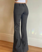 Dark Gray Flare Pants