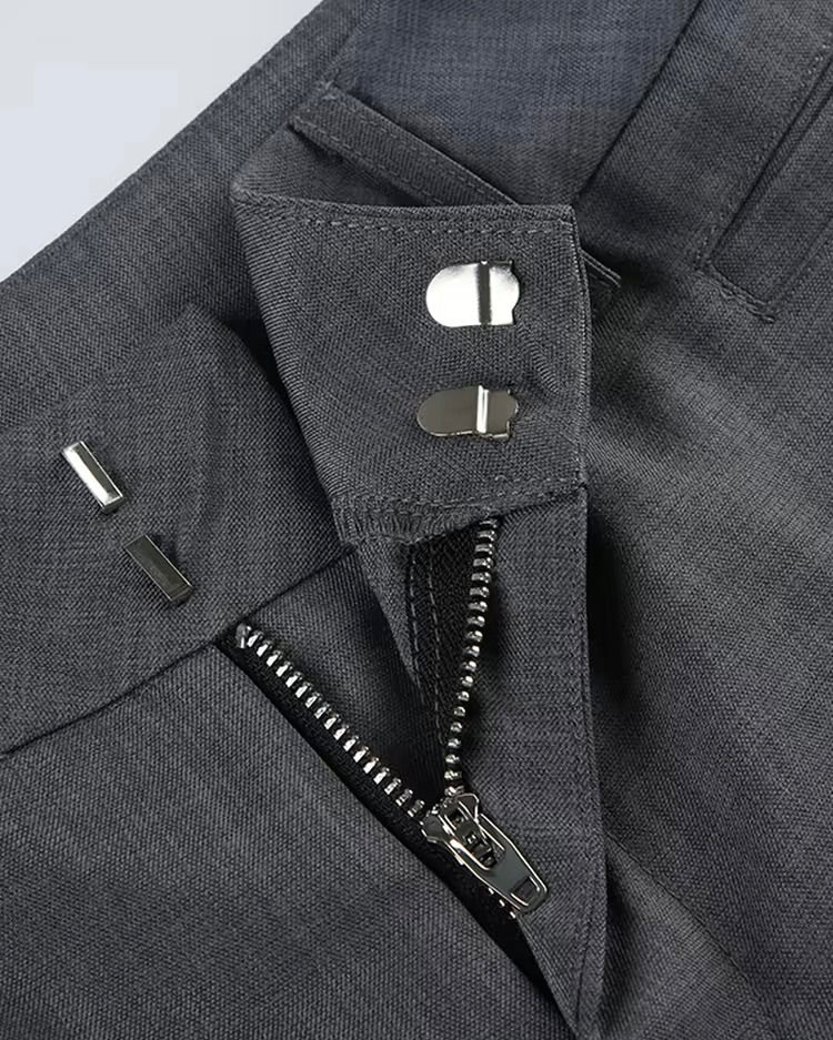 Dark Gray Flare Pants