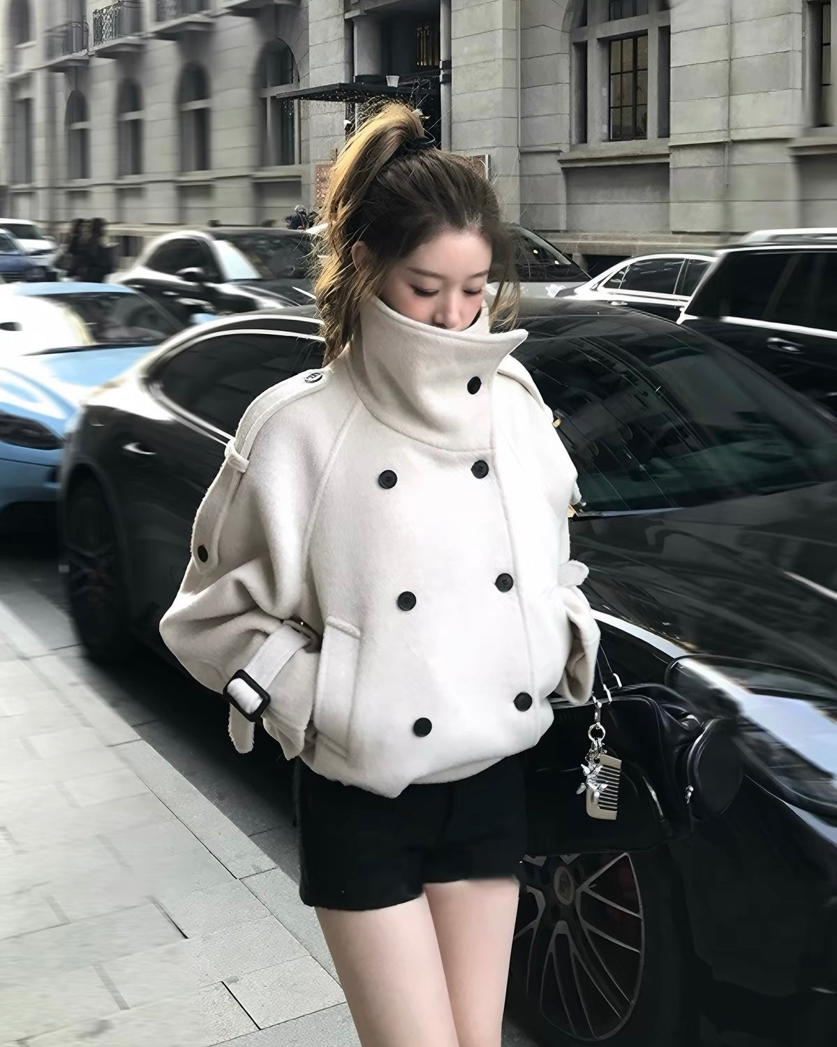 Belted Wool Cashmere Jacket