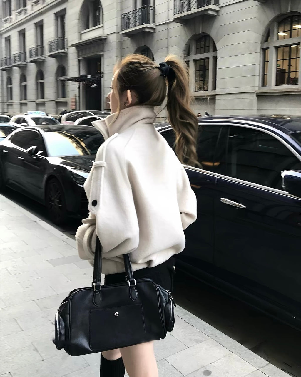 Belted Wool Cashmere Jacket