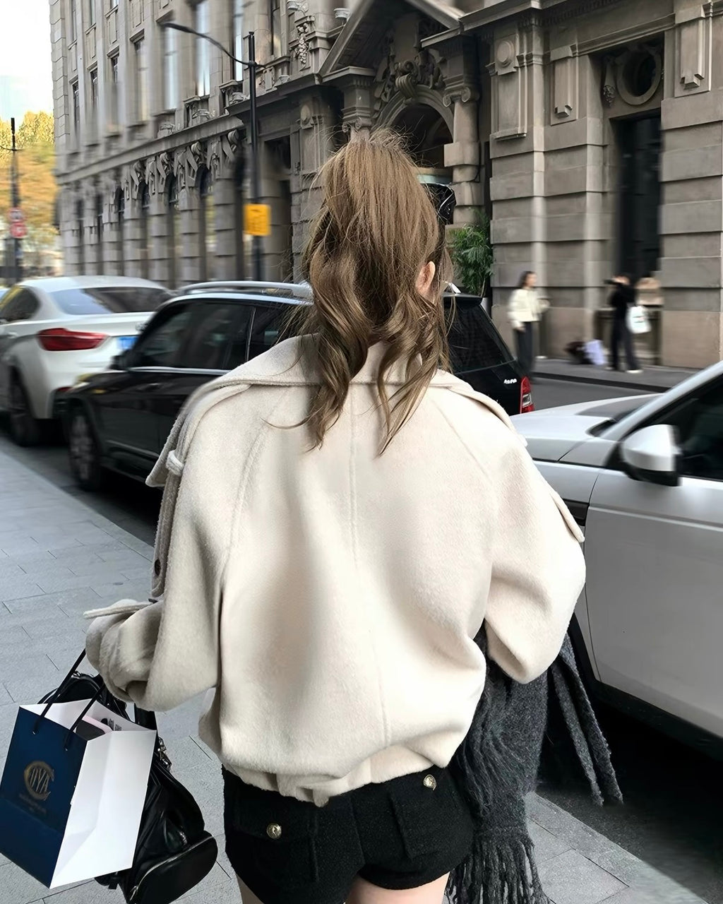 Belted Wool Cashmere Jacket