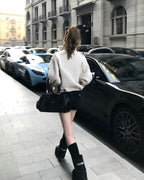 Belted Wool Cashmere Jacket