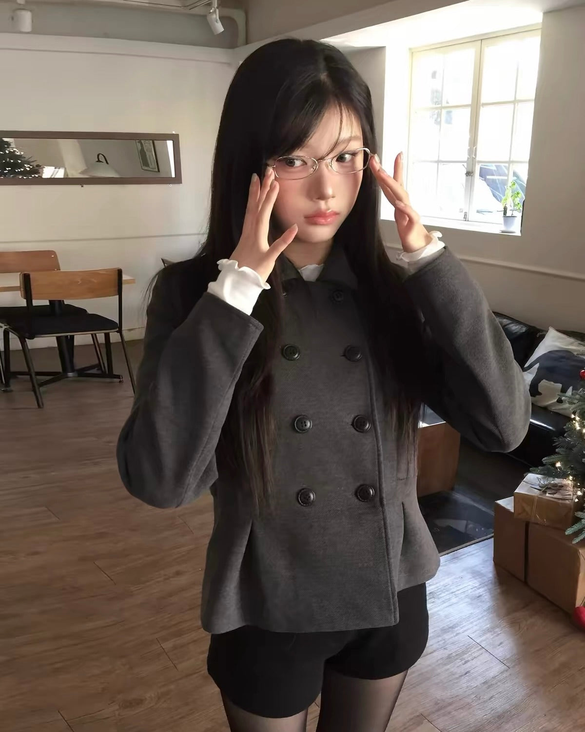 Double-Breasted Peacoat
