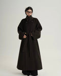 Belted Wool Blend Coat
