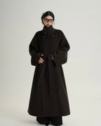 Belted Wool Blend Coat