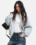 🖤 Oversized zip-up jacket
