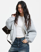 🖤 Oversized zip-up jacket